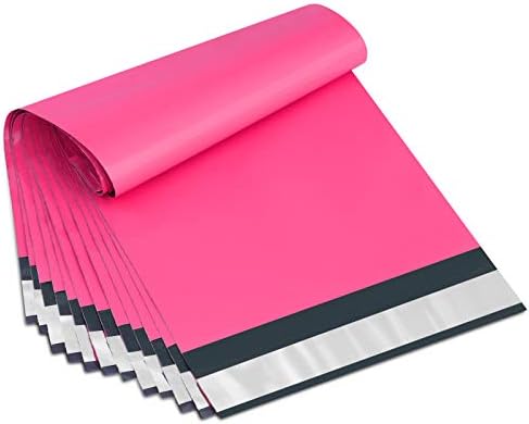 UCGOU Small Poly Mailers 6x9 Inch Hot Pink 200 Pack Plastic Shipping Bags by UCGOU