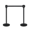 Crowd Control Stanchion Set of 2-Black Stanchions by AIKUPNEY