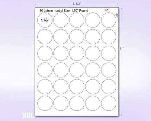 Pack of 50 Sheets, 8-1/2 x 11 Fluorescent Labels - Image 2