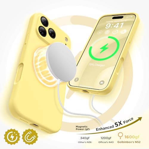GolbinBox for iPhone 18 Pro Max Case/17 Pro Max Case, Buttercream Yellow - Image 5