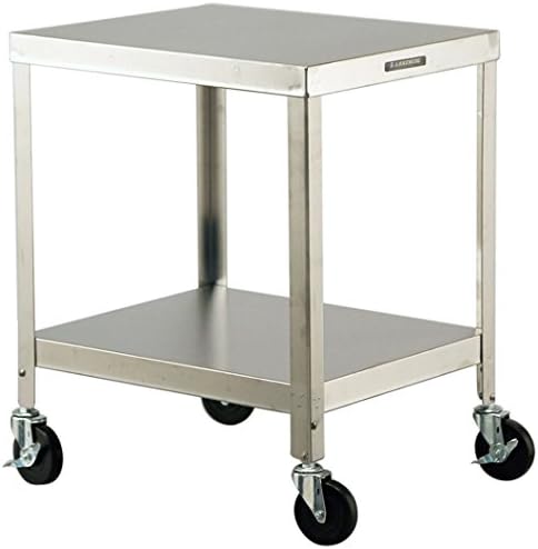 Lakeside 716 Machine Stand, Stainless Steel, 2 Shelves, 375 lb. Capacity (Fully Assembled) by Lakeside