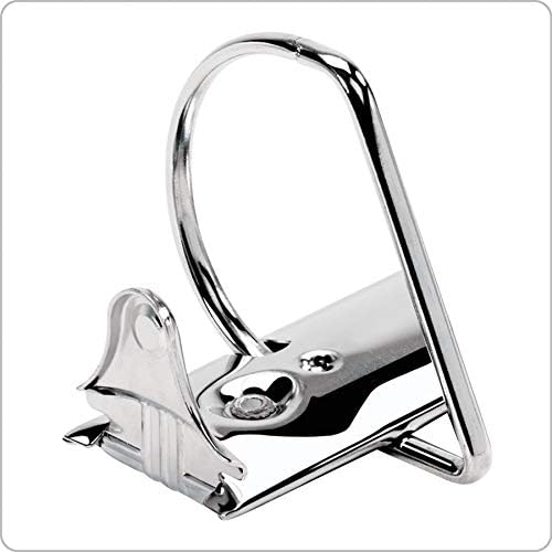 Cardinal Performer 3-Ring Binders, 1.5", Non-Locking Slant-D Rings, 375-Sheet Capacity, ClearVue Presentation, Non-stick, PVC-Free, White, 4-Pack (27400) - Image 4