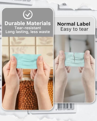 iEager 3x1 Inch Thermal Labels, Green Durable Thermal Printer Stickers - Image 4