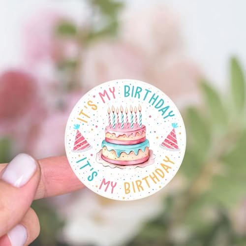 Birthday Stickers 1.5" Happy Birthday Stickers for Kids Adults, 500 Pcs - Image 3