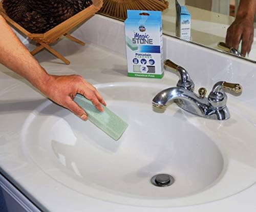 COMPAC HOME Magic-Stone Porcelain Cleaner with Handle, Made from Recycled Glass, Scouring Stick Toilet Cleaner, Removes Stubborn Lime Stains from Porcelain or Bathroom Fixtures, Pack of 3 - Image 3