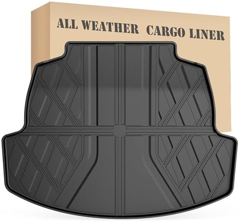 2020-2025 Corolla Cargo Liner for Toyota Corolla/Corolla Hybrid Sedan (Not Fit Corolla Cross & Hatchback Model) - Custom Fit Trunk Mat - All Weather Cargo Mat for Toyota Corolla 2020-2025 by IKABEVEM