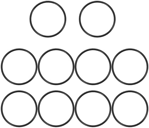 Nitrile Rubber O-Rings 70mm OD 62mm ID 4mm Width, Metric Sealing Gasket for Plumbing, Gas, Automotive and Faucet Repair, Pack of 10 by HUANLING