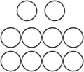 Nitrile Rubber O-Rings 70mm OD 62mm ID 4mm Width, Metric Sealing Gasket for Plumbing, Gas, Automotive and Faucet Repair, Pack of 10 by HUANLING