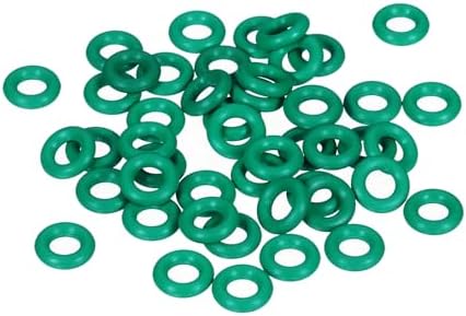 60pcs Fluorine Rubber O-Rings 9mm OD 4mm ID 2.5mm Width by Unknown
