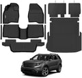 Naibeve Floor Mats for 2011-2014 Ford Explorer 7 Seats 2nd Row Bench Seat by NAIBEVE-USA