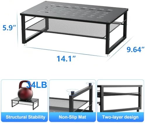 gianotter 2-Tier Metal Monitor Stand Riser - Image 5