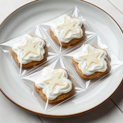 Morepack 4x6 In Cookie Bags Clear Self Sealing Cellophane Treat Bags 200Pcs - Image 4