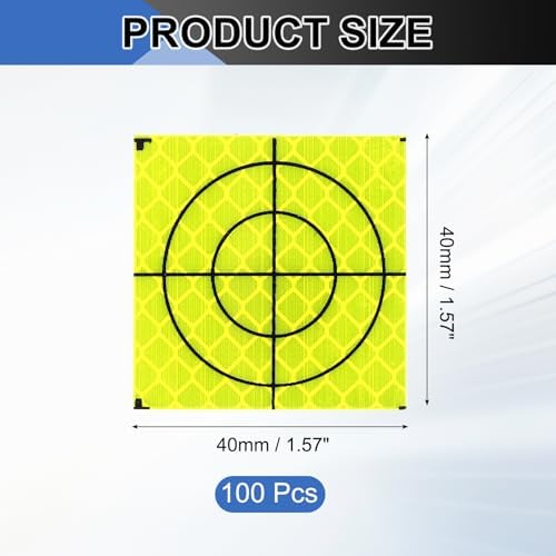 PATIKIL Survey Reflector Target Self-Adhesive Reflective Sheet Target Mark Tape, Suit for Ship Inspection - Image 2