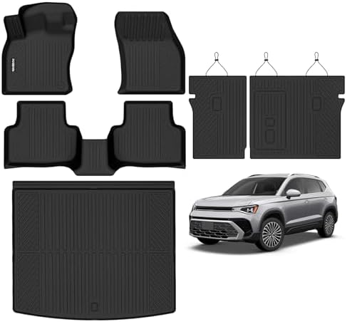 Naibeve Floor Mats for 2022-2026 Volkswagen Taos AWD by NAIBEVE-USA
