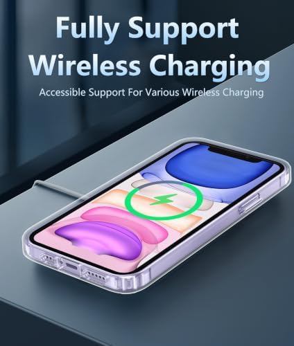 FNTCASE for iPhone 11 Case Clear Compatible with Magsafe Anti Yellowing - Image 6