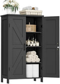 Homleke 43.3" H Farmhouse Bathroom Storage Cabinet with Adjustable Shelves by Homleke