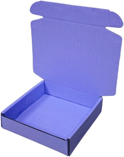 15 Pcs 5.1 x 5.1 x 1.2 inches Mini Size Shipping Boxes Corrugated Cardboard - Image 5