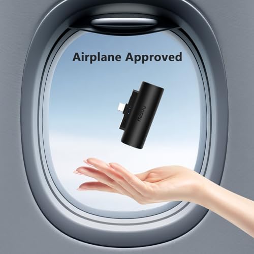 Miady 2-Pack Mini Portable Charger Built-in USB C Connector Small PowerBank - Image 7