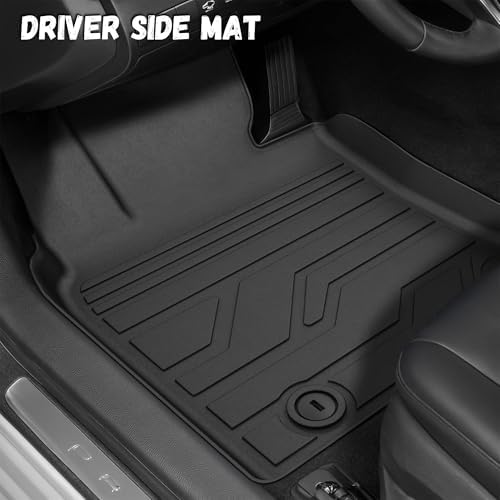PARTZER Floor Mats for Toyota Camry 2018-2024 FWD Only (Not Fit Hybrid or AWD), Custom Fit All-Weather TPE Floor Liners, Front & 2nd Row & Cargo Liner for Camry Car Accessories - Image 3