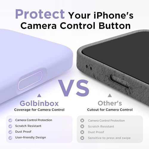 GolbinBox Magnetic for iPhone 17 Case, Silicone Cover, Lilac - Image 5