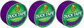Duck Brand 283138 Color Duct Tape, Purple, 1.88 Inches x 20 Yards Each Roll, 3 Rolls by DuckBrand