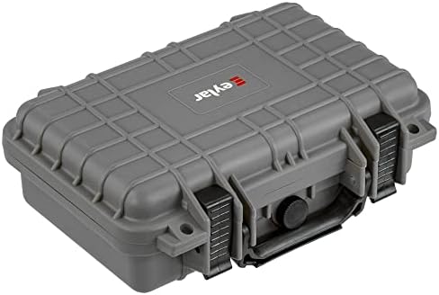 Eylar Protective Gear and Camera Hard Case Waterproof Dry Box with Foam 11.6 Inch 8.3 Inch 3.8 Inch (Gray) - Image 3