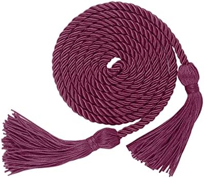 Graduation Honor Cords, 68" Long (Maroon) by UIALECG