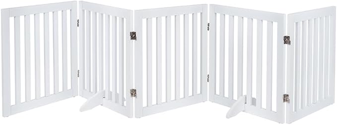 unipaws 24”H Free Standing Pet Gate by unipaws
