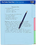 Find It File Folder Notepad - Pack of 72-9.5 x 12.5 Inch Notebook Organizer Folders for Filing, Document, and Clipboard Organization - Assorted Colors by Find+It%C2%AE