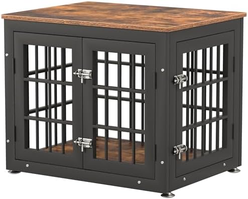 rehomerance 26" Heavy Duty Dog Crate Furniture for Small Dogs by Rehomerance