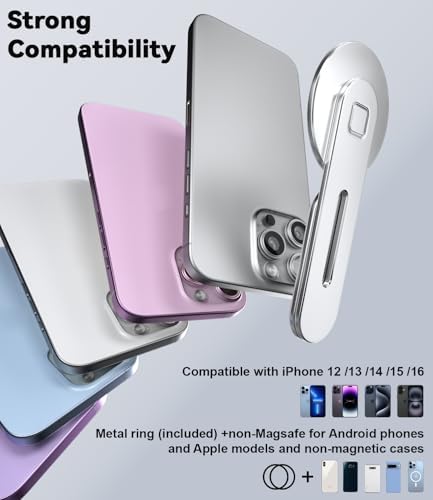 CloudValley Magnetic Laptop Phone Holder for iPhone 18/17/16/15/14 MagSafe - Image 6