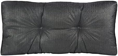 Klear Vu The Gripper Non-Slip Tufted Bench Cushion for Indoor Furniture, Assembled in USA, Entryway Storage, Bay Window, Corner Nook or Piano Seat, 30 Inches, Solid Black - Image 5