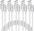etguuds USB A to USB C Cable, 5-Pack (3/3/6/6/10 ft) Fast Charging Type C by etguuds