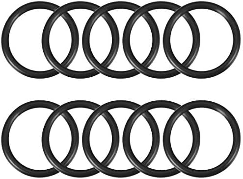 uxcell Nitrile Rubber O-Rings 38mm OD 30mm ID 4mm Width, Metric Sealing Gasket for Automotive Machine Plumbing, Pack of 10 by uxcell