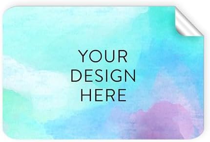 Custom Vinyl Stickers Your Image, Text, Design, Logo. Waterproof Personalized Business Labels Packaging, Bottles, Jars, Candles, Handmade. Dishwasher Safe, UV Protected, 30+ Designs Sky Blue, 6x4 by DayStarCustomDesigns