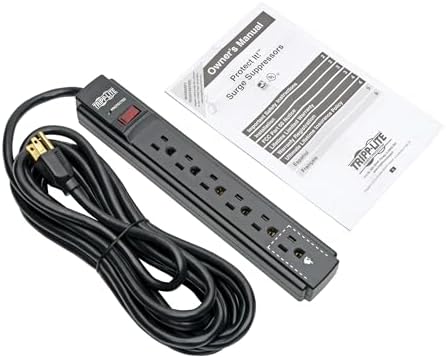 Eaton Tripp Lite TLP615B 15ft Power Cord Black Surge Protector 6 Outlets - Image 7