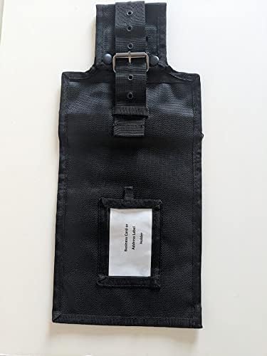 ANOA Shipping Tag – a Reusable Shipping Tag That Holds FedEx, UPS, DHL Shipping Labels for Golf Clubs, Cases, and Baggage, Black - Image 2