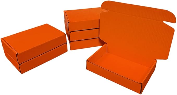 10 Pcs 11.8 x 7.9 x 3.2 inches Corrugated Cardboard Gift Boxes Recyclable - Image 6