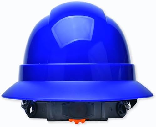 Safety Hard Hat Customize Logo Protective Head Outdoor Work Hat (Style 1-Blue) - Image 4