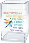 Dragonflies Symbolize Our Ability Pen Holder Makeup Brushes Organizer by Unknown