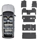 Floor Mats & Trunk Mat for Chevrolet Tahoe 2015-2020 Bucket Seat (8 Seats Version) &GMC Yukon（Not Fit XL,TPE All Weather Protection Car Floor Liners for Chevy Tahoe by SANBAN-AXE