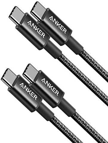 Anker USB C to USB C Cable, 60W Fast Charging Cable (2-Pack, 3.3 ft, Black) by Anker