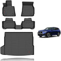 KELCSEECS Floor Mats & Cargo Liner Custom for 2025 2026 BMW X3 Car Mats Automotive Cargo Mat Floor Liners Trunk Mat X3 All Weather Floor Mats Trunk Liner Black by KELCSEECS