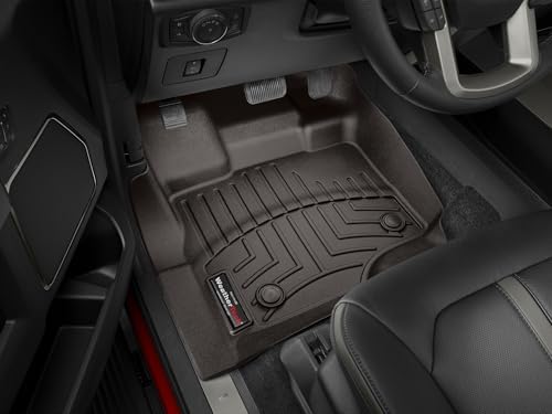 WeatherTech Custom Fit FloorLiners for Ford F-150, F-150, F-150-1st Row (476971), Cocoa - Image 2