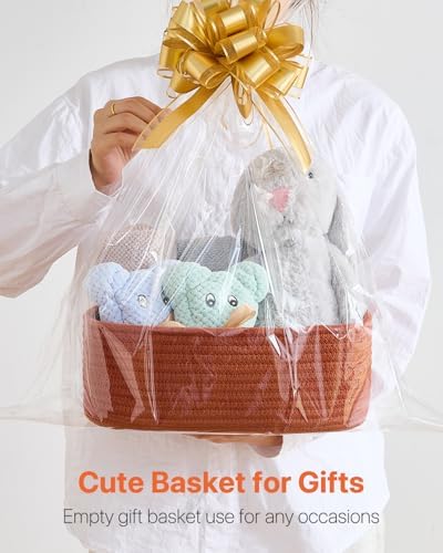 KALLAX Small Woven Storage Basket for Organizing, 12 x 8 x 4.5 inch, 3 Pack - Image 7