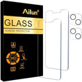 Ailun Screen Protector + Camera Lens Protector for iPhone 13, 2+2 Pack by Ailun