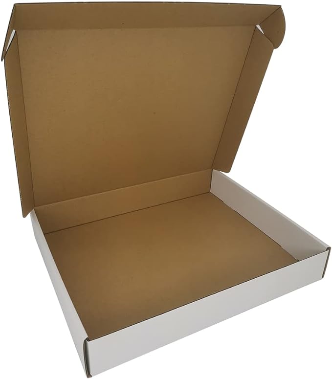 50 Pack 13x11x2'' Small Shipping Boxes, Corrugated Cardboard Mailers by CH-BOX