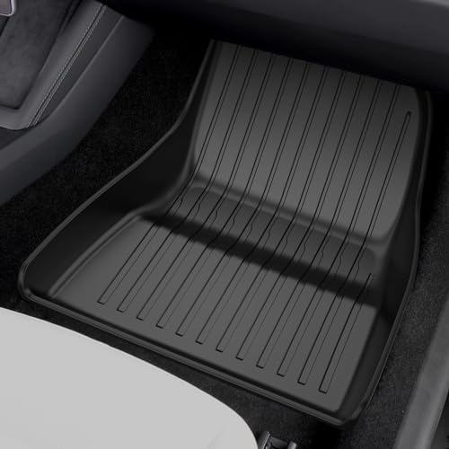All-Weather TPE Floor Mats 6PCS -Compatible with 2024-2026 Model 3 Highland, Full Coverage Cargo Liner & Frunk Mat Heavy-Duty Anti-Slip Interior Accessories - Image 4