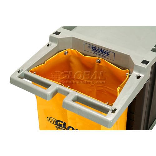 GLOBAL INDUSTRIAL Hotel Cart, Housekeeping Cart - Image 9