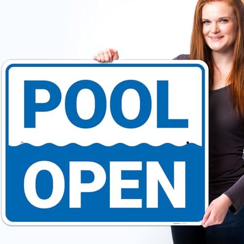 Pool Open Sign, - Image 2